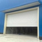 2.5 meters width X 3 meters height WESTWOOD brand of manual/chain operated roller shutter gate