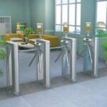 Waist Height Turnstile with RFID card reader